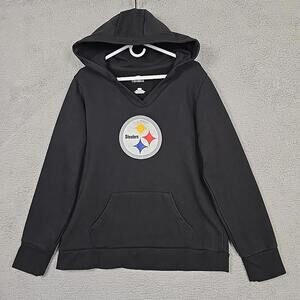 PITTSBURGH STEELERS Hoodie Size L Sweatshirt  FANATICS Watt #90 PRO LINE NFL